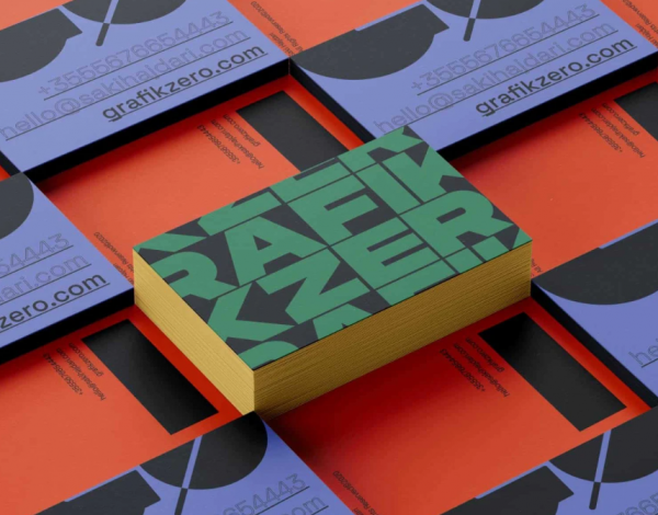 Desain minimalis dengan tipografi tebal dan jelas